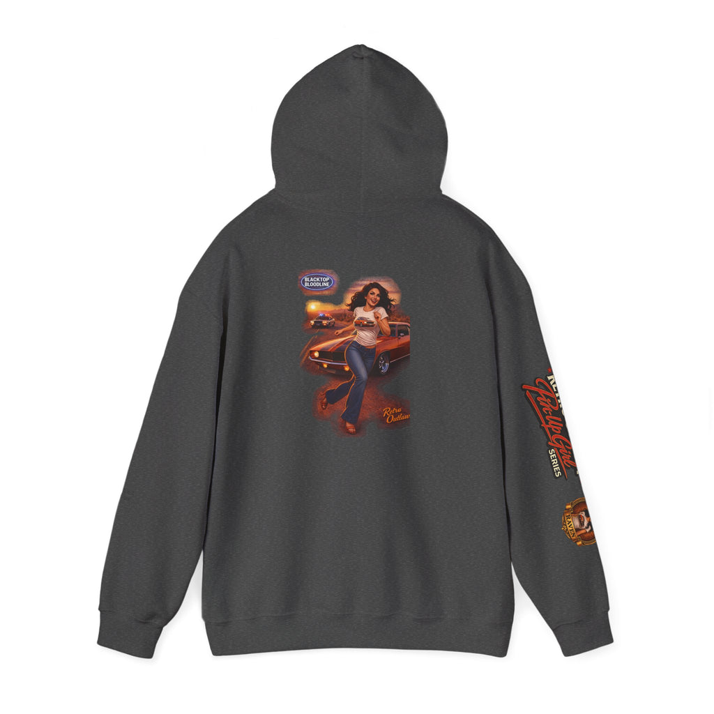 Retro Outlaw | Pin-Up Girl Series | Raven — Hoodie
