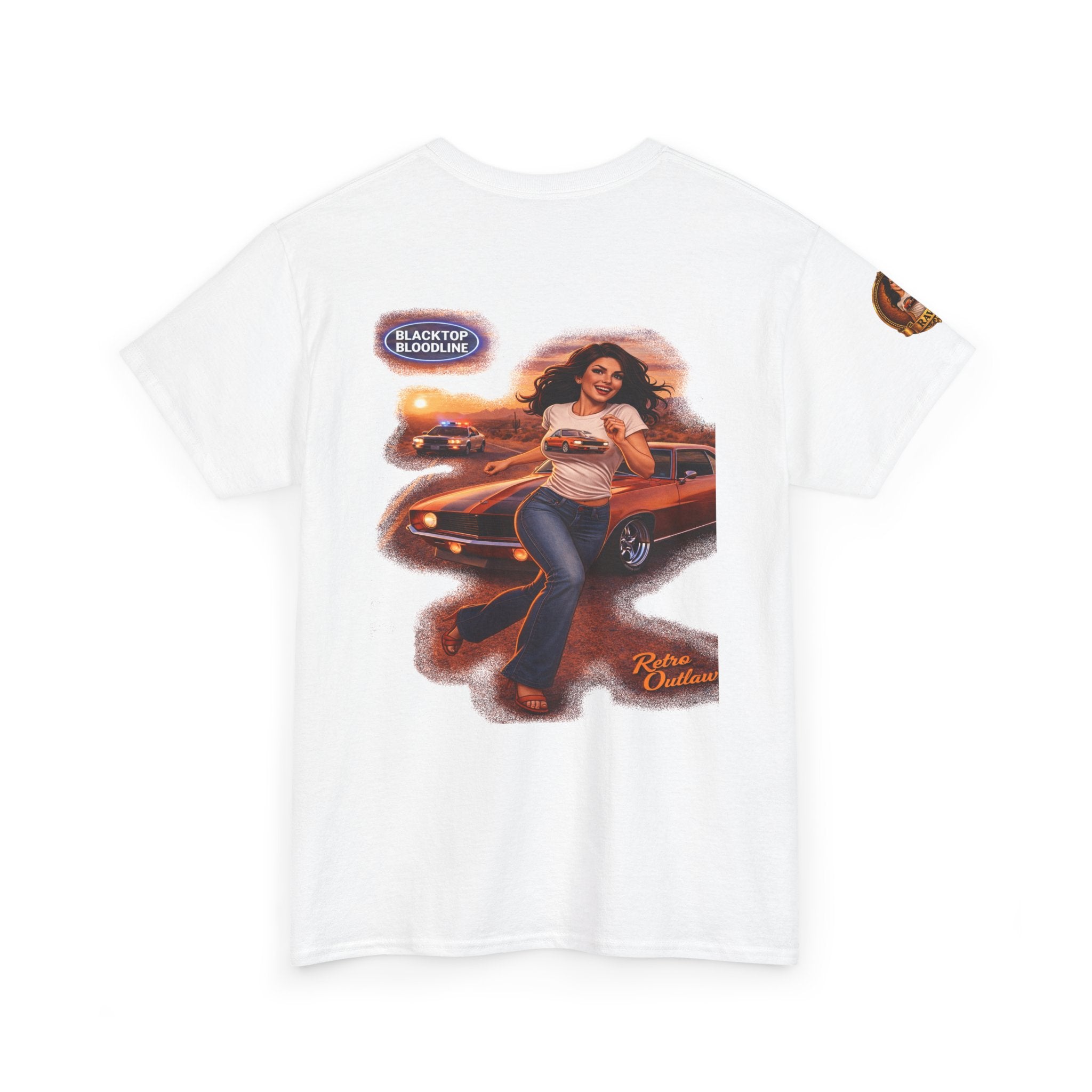 Retro Outlaw | Pin-Up Girl Series | Raven — Tee