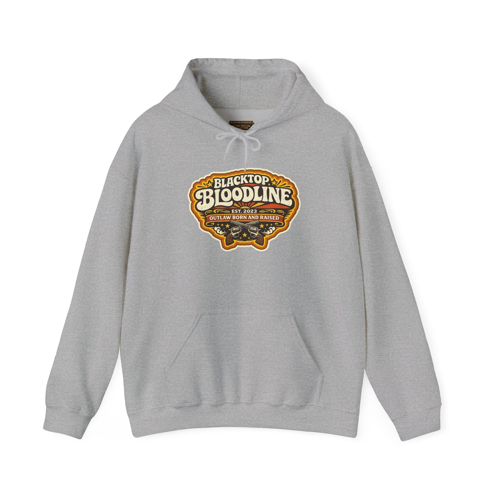 Retro Outlaw — Born & Raised Hoodie