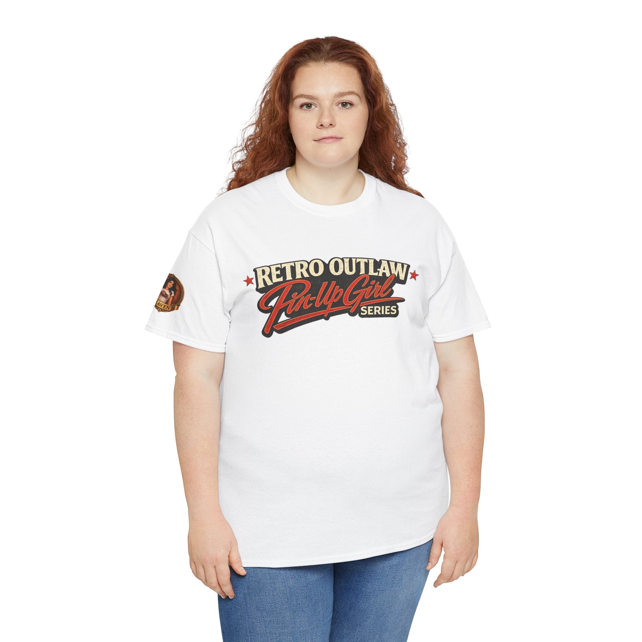 Retro Outlaw | Pin-Up Girl Series | Raven — Tee