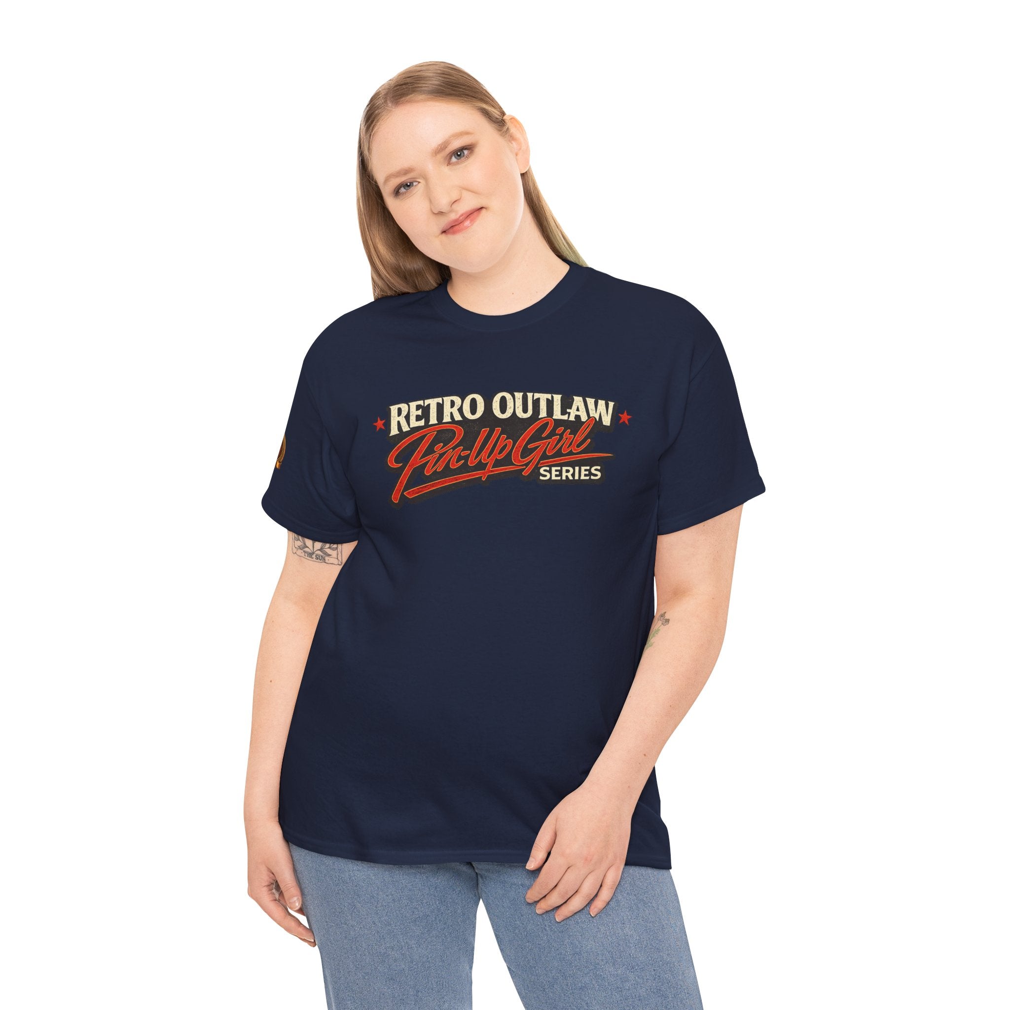 Retro Outlaw | Pin-Up Girl Series | Raven — Tee