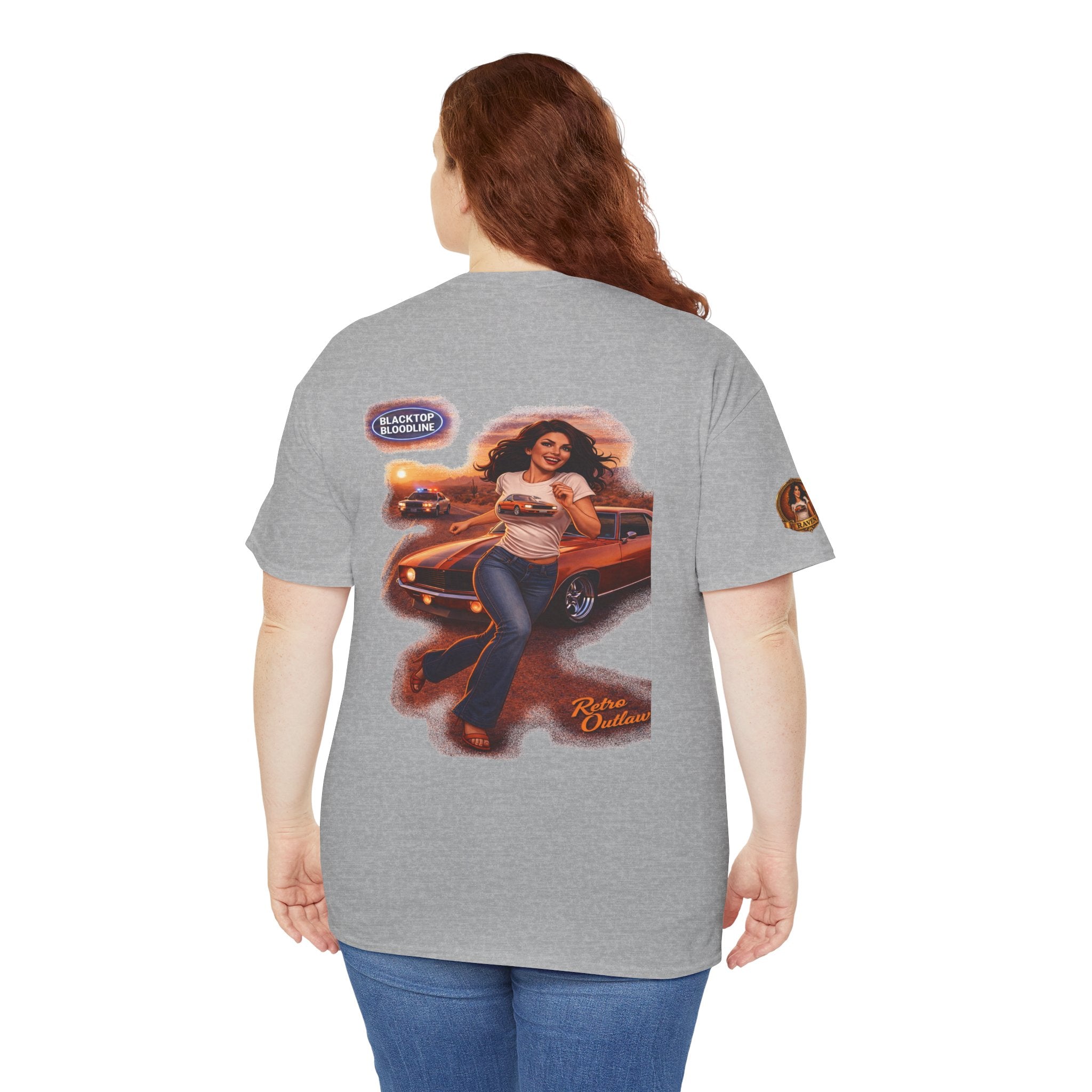 Retro Outlaw | Pin-Up Girl Series | Raven — Tee