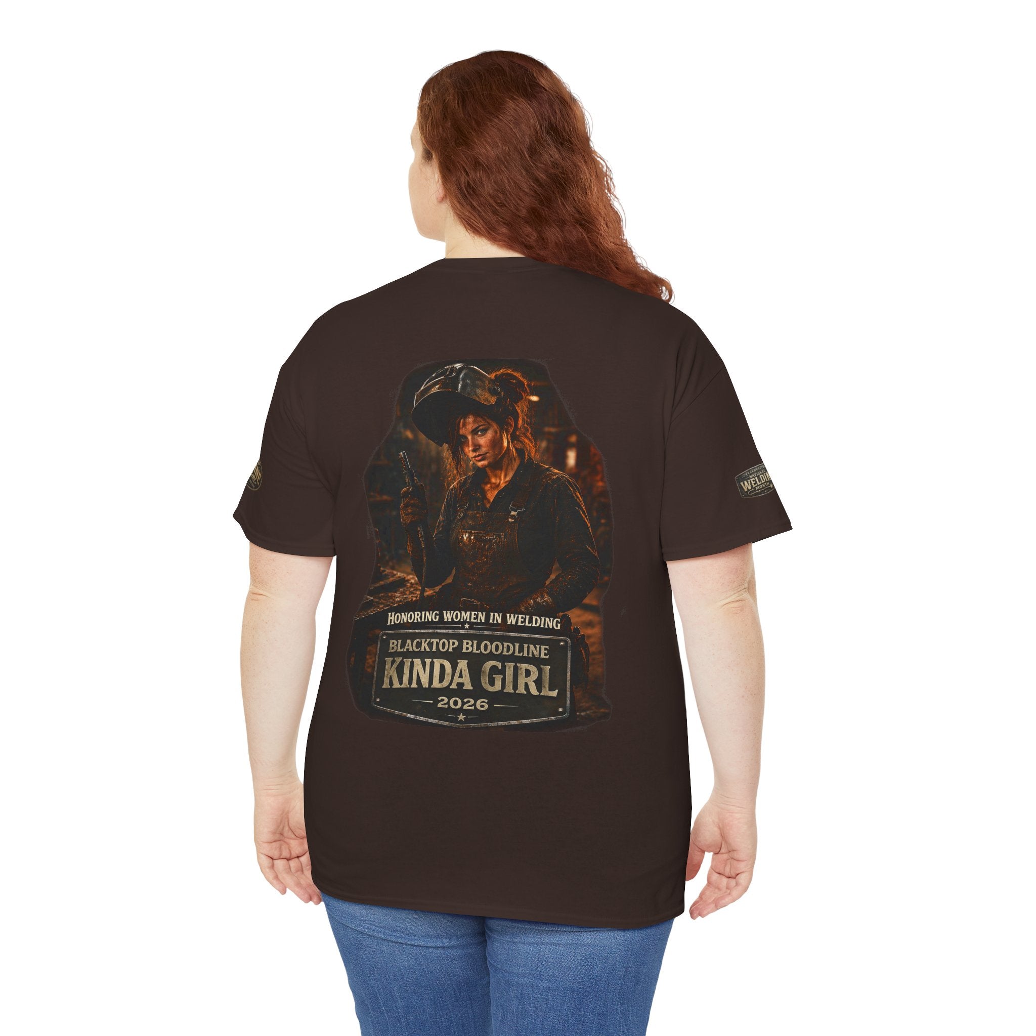 “Blacktop Bloodline Kinda Girl” Tee — Women in Welding Graphic T-Shirt