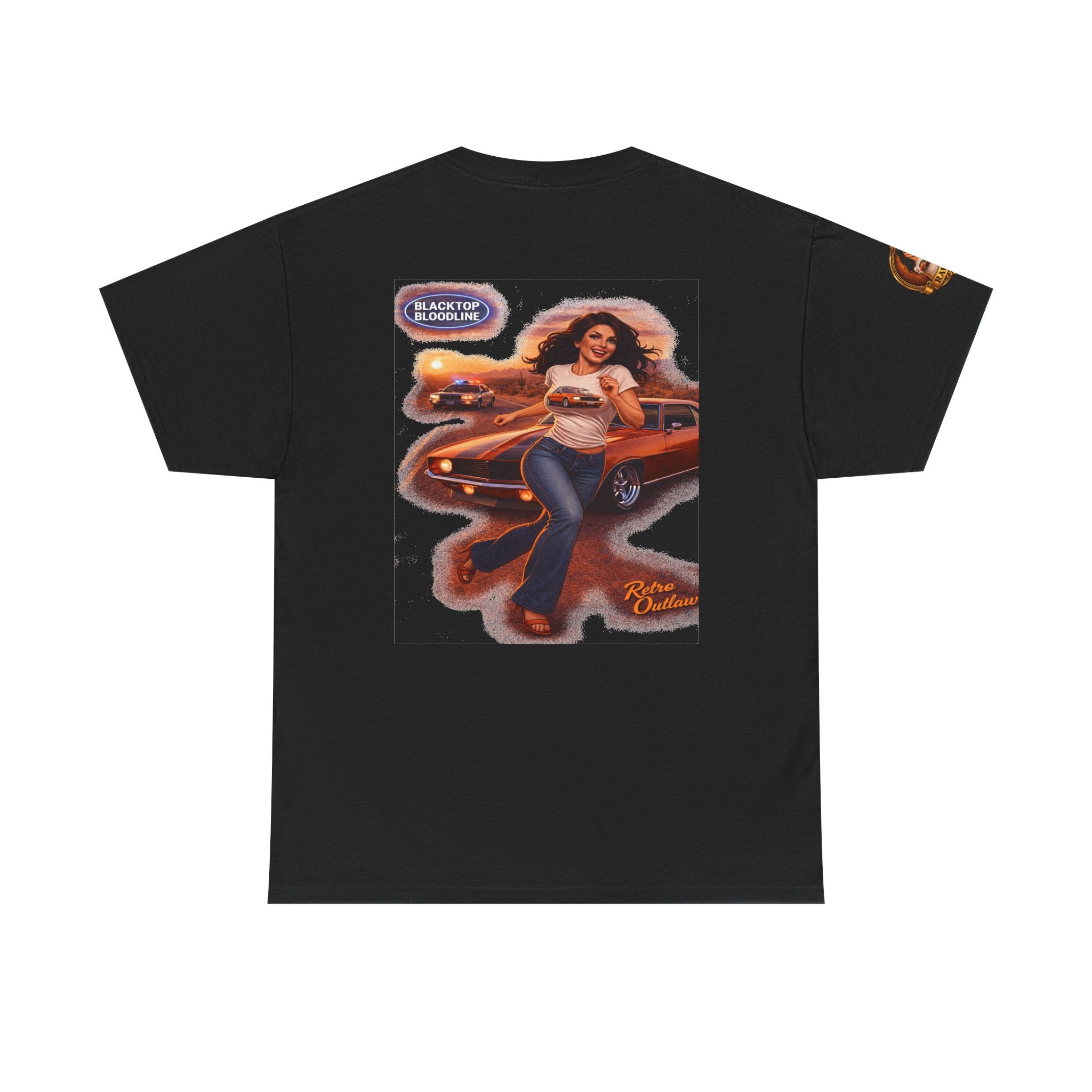 Retro Outlaw | Pin-Up Girl Series | Raven — Tee