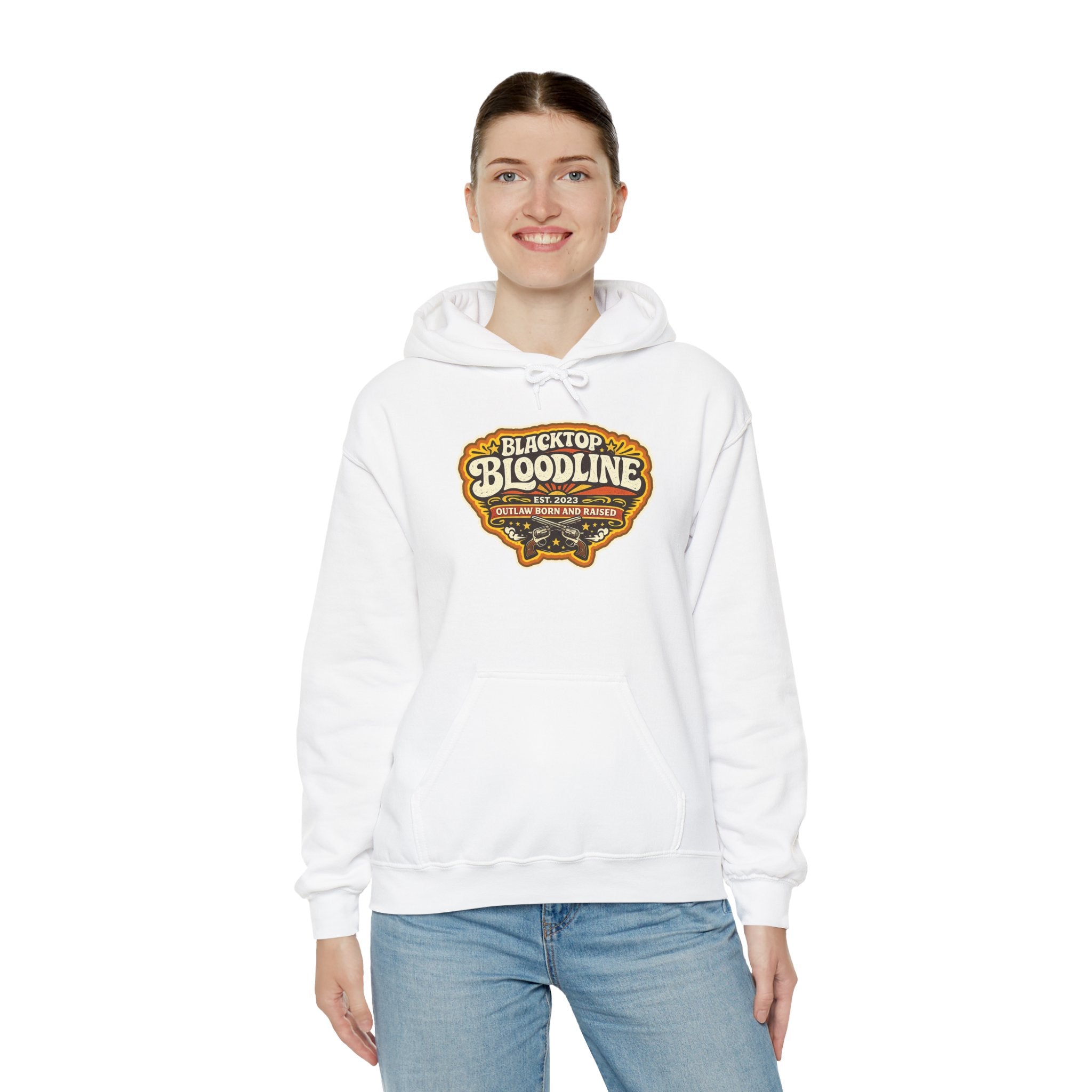 Retro Outlaw — Born & Raised Hoodie
