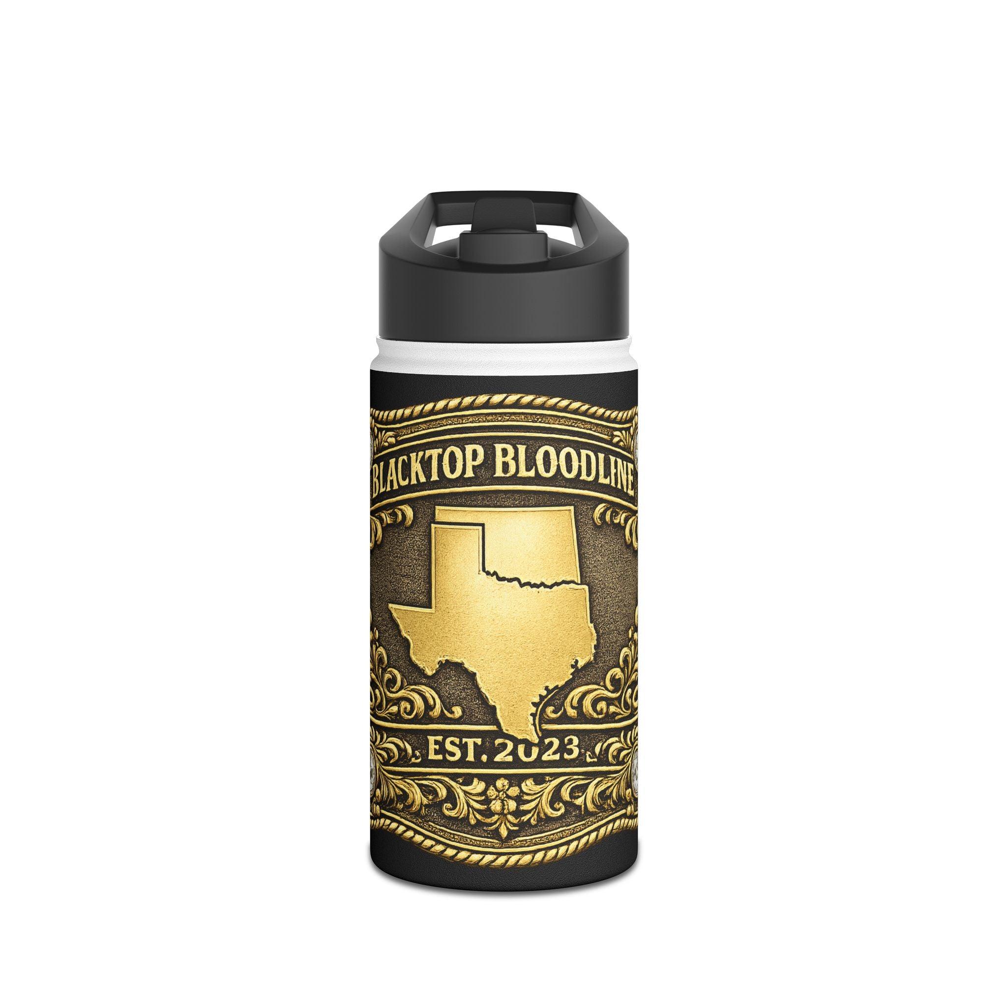 Gold Buckle — Stainless Steel Water Bottle