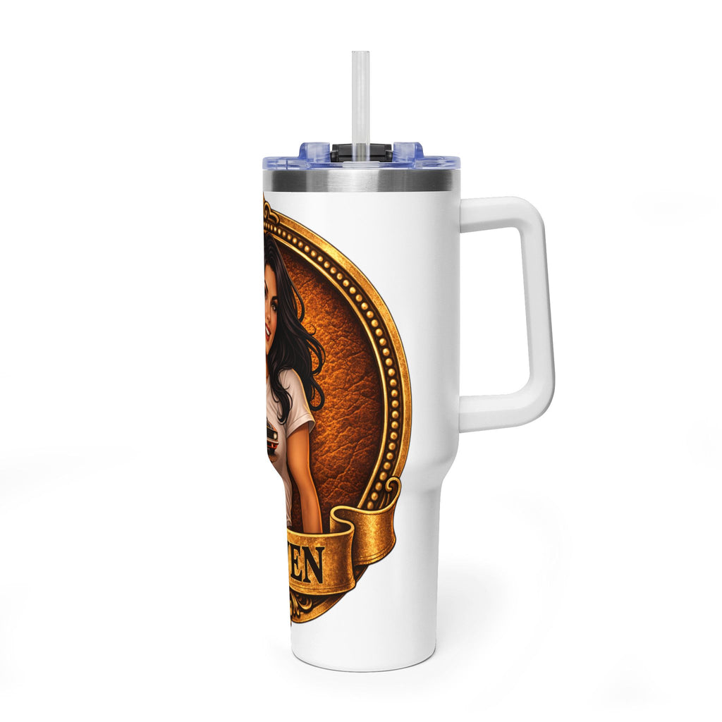 Retro Outlaw | Pin-Up Girl Series | Raven — 40oz Tumbler
