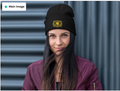 Gold Buckle — Embroidered Beanie